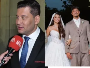 Cerimonialista comenta recorde da carreira em casamento de Gabriel Medina: “15 dias”
