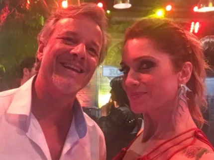 Leticia Spiller celebra aniversário de Marcello Novaes e se declara: “Te amamos!”