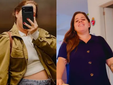 Grávida, Tati Machado mostra evolução da barriga e revela pegadinha do marido