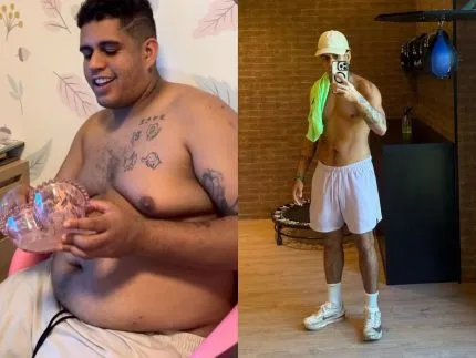 Cantor Gaab, filho de Rodriguinho, perde 40kg e rebate críticas de internautas