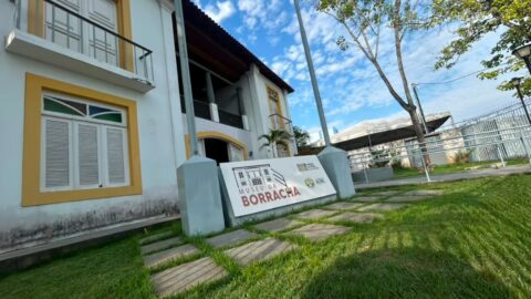 Museu da Borracha em Rio Branco reabre para visitantes apos obras viarias.