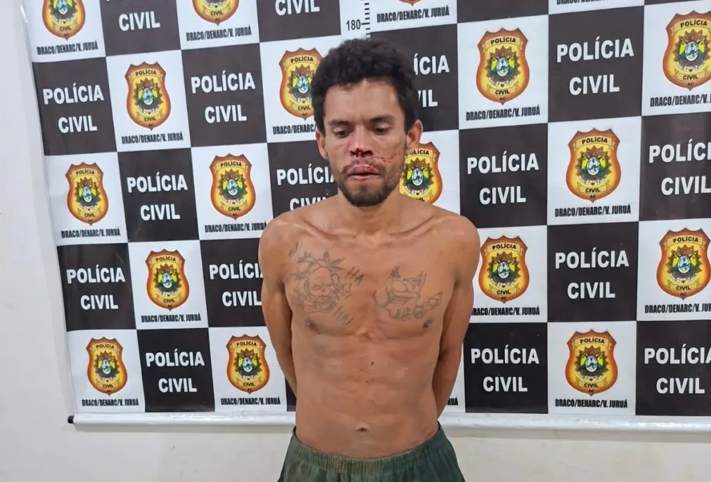 Homem é preso após ameaças e resistência à abordagem policial em Cruzeiro do Sul.