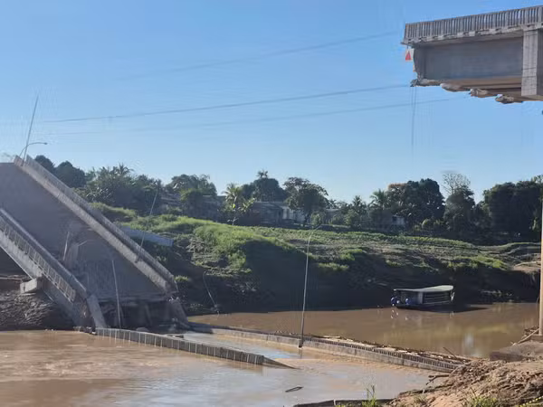 MP aponta que risco de erosão já era conhecido em ponte