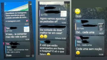 Supostas mensagens encaminhadas ao YacoNews relacionadas à morte de Maria Rayssa após parto em Sena Madureira.