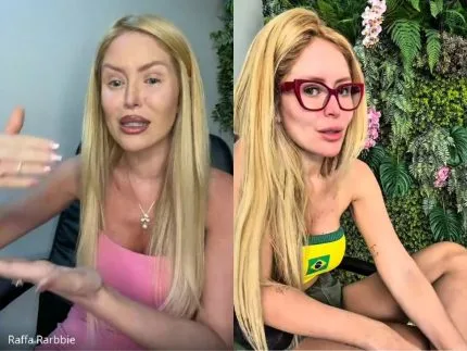 “Isso tudo está mostrando o caráter dele”, diz Raffa Rarbbie sobre Latino após acusação de agressão