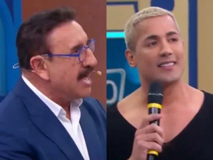Ratinho repercute após comentário sobre visual de Tiago, da dupla com Hugo