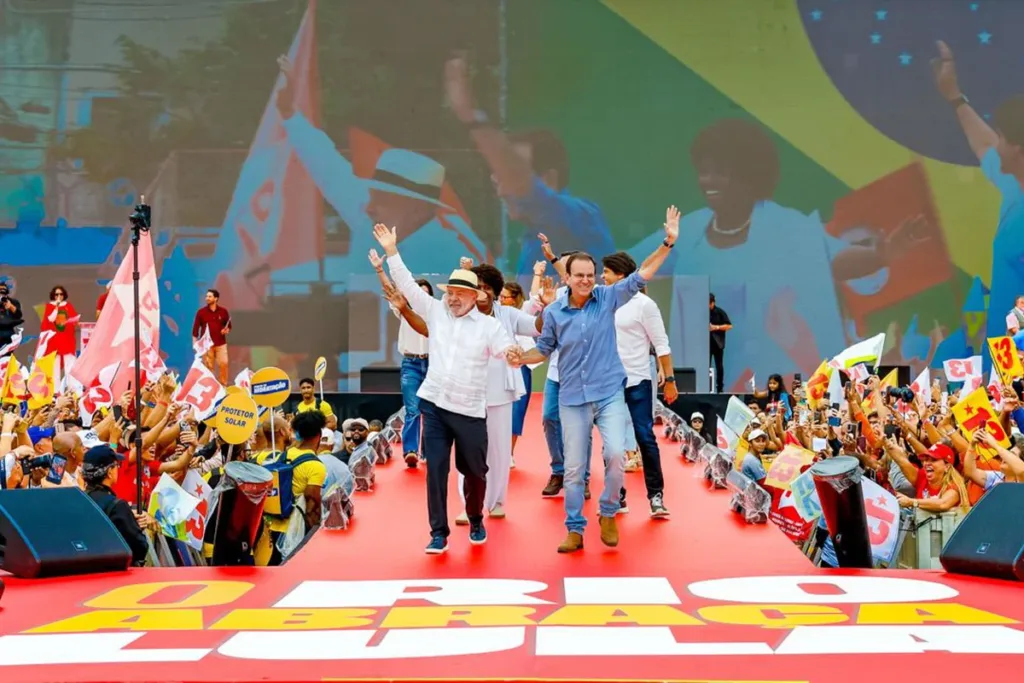 Ala do PSol é barrada em ato de Lula e Paes no Rio de Janeiro