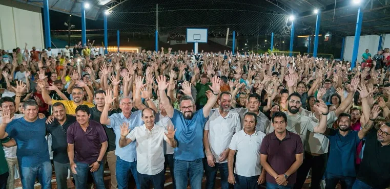 Alan Rick apresenta Rico Leite como candidato a vice-governador durante encontro no Juruá