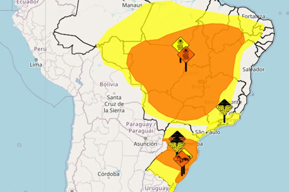 Alerta do Inmet para baixa umidade atinge 14 estados; veja lista