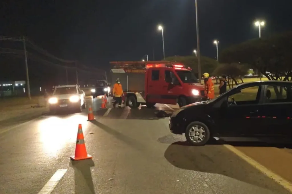 Atropelamento termina com morte de ciclista na BR-060, no DF