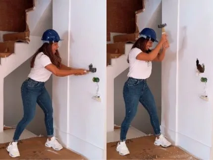 Viviane Araujo inicia quebra-quebra em nova mansão: “Nosso tempo é curto”