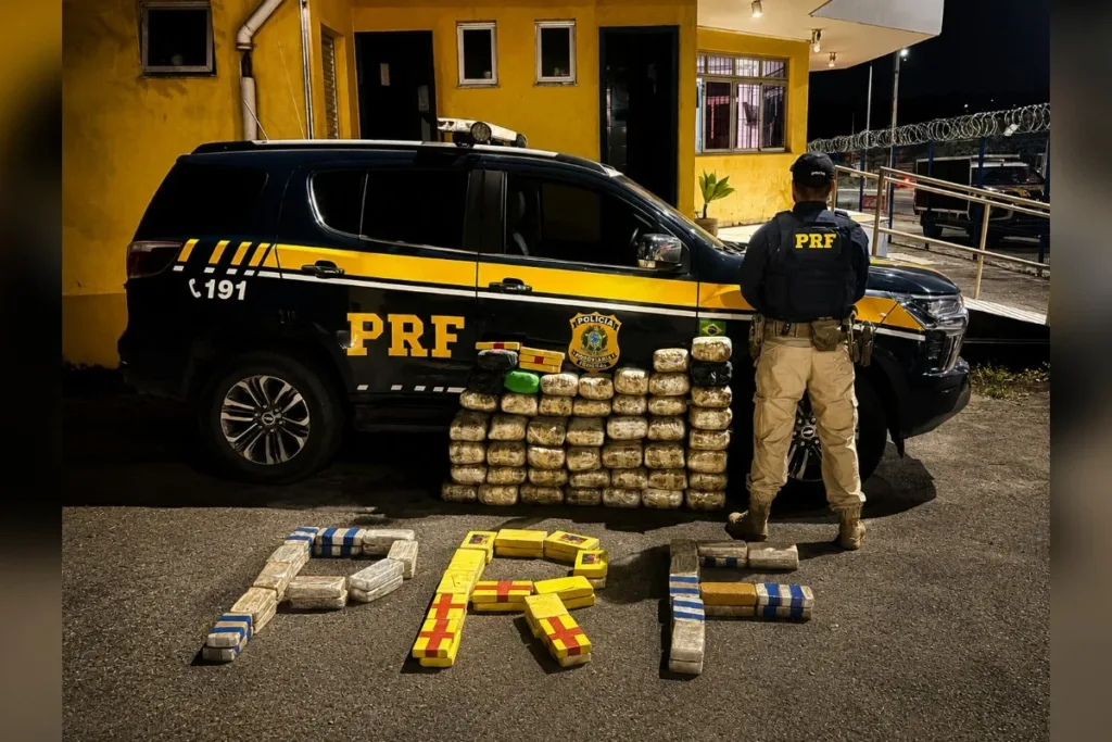 Caminhoneiro é preso com cerca de 100 kg de drogas na BR-381 em Minas