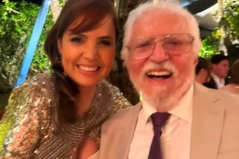 Carlos Alberto de Nóbrega e Renata celebram parceria e falam de amor