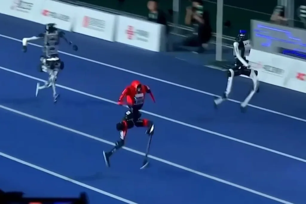 China: robô corredor bate recorde mundial de Usain Bolt nos 100 metros