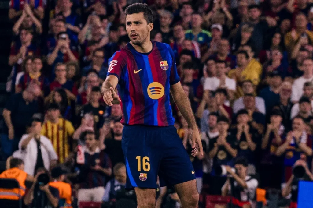 Em estreia de Rodri, Barcelona vence Athletic Bilbao com gol de Raphinha