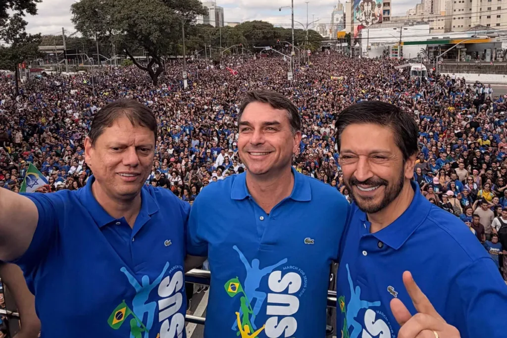 Estreia de Flávio em SP terá agenda com Nunes e Festa de Barretos