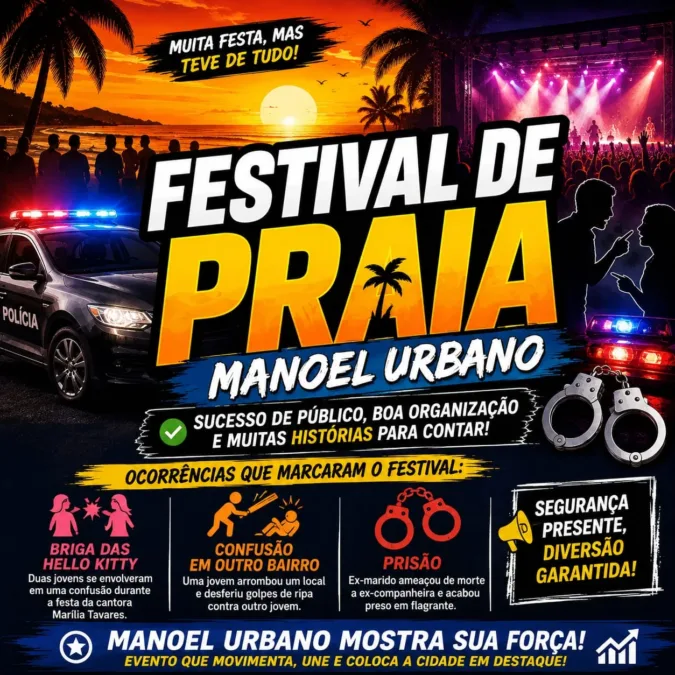 “Briga das Hello Kitty” em Manoel Urbano chama atenção durante festival