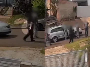 Vítima de violência doméstica faz sinal universal de socorro e é salva por testemunhas no PR