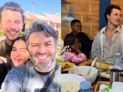 Bruna Marquezine e Shawn Mendes visitam projeto social em Angola; fundador agradece
