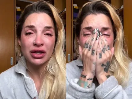 Ex-“BBB” Clara Aguilar chora ao denunciar ex-marido e o acusa de agressão e ameaças