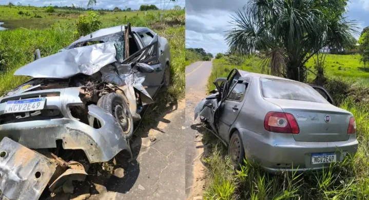 Homem morre após carro bater de frente com caminhão na BR-364 no Acre