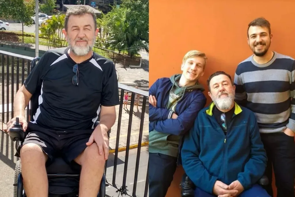 Homem que descobriu AME aos 26 é pai de dois: "Não impede realizações"