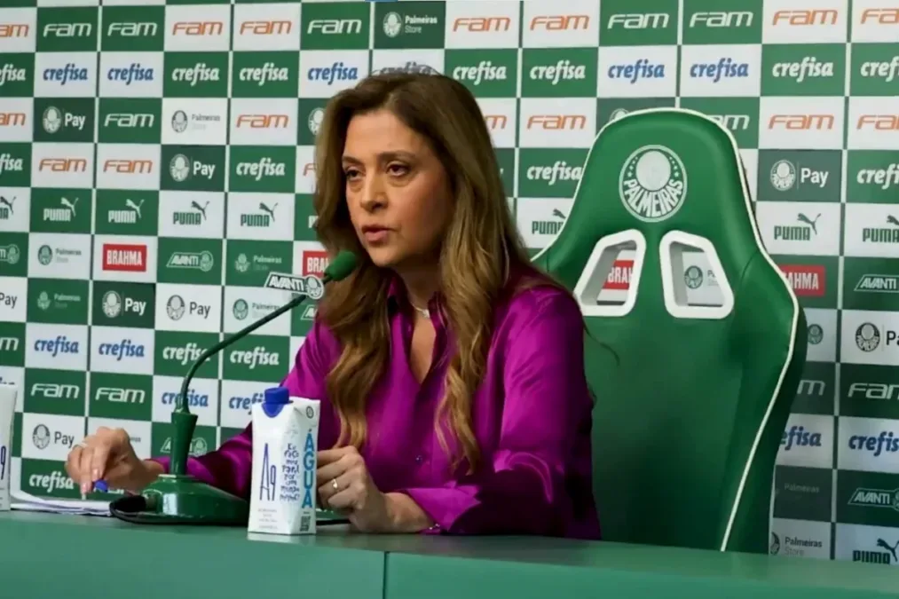 Leila Pereira posta mensagem de motivação no pior momento do Palmeiras