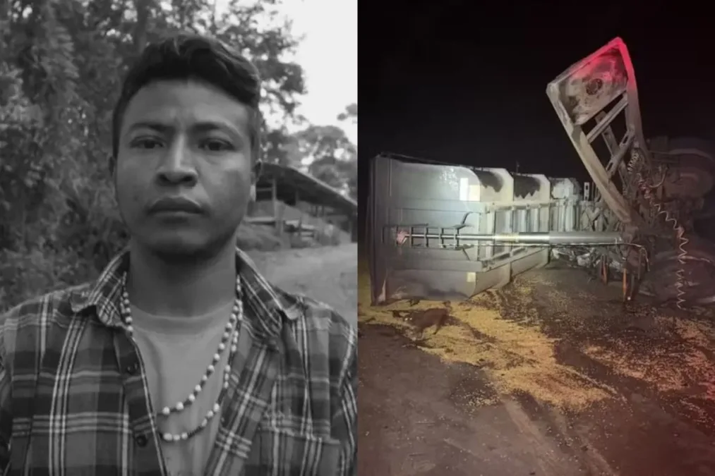 Líder indígena de SP e família morrem em acidente com caminhão em MS