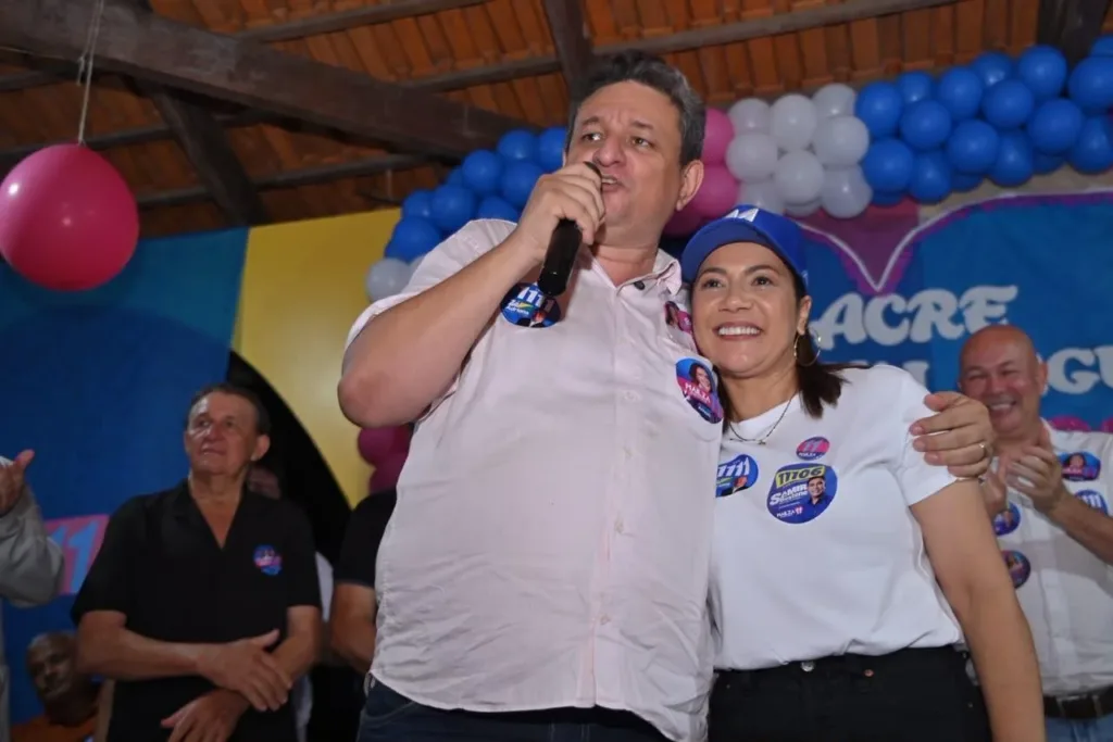 Mailza participa de encontro político em Bujari durante campanha para o Governo do Acre.
