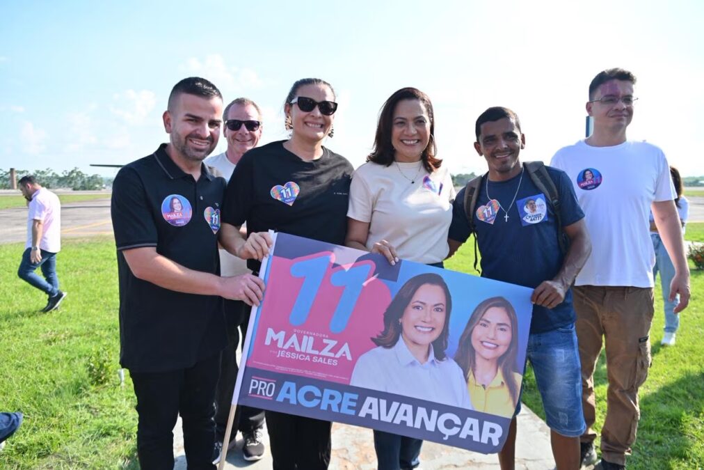 Mailza reforça campanha em Tarauacá ao lado de Rodrigo Damasceno