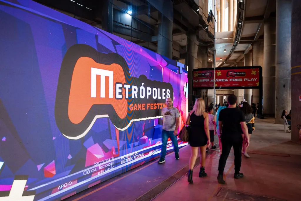 Metrópoles Game Festival estreia com casa cheia e atrações para todos os públicos