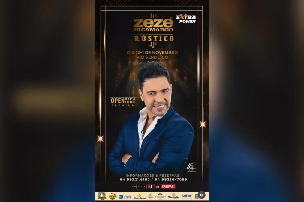 Organizador do show de Zezé di Camargo sobre data 12+1: "Ideia minha"