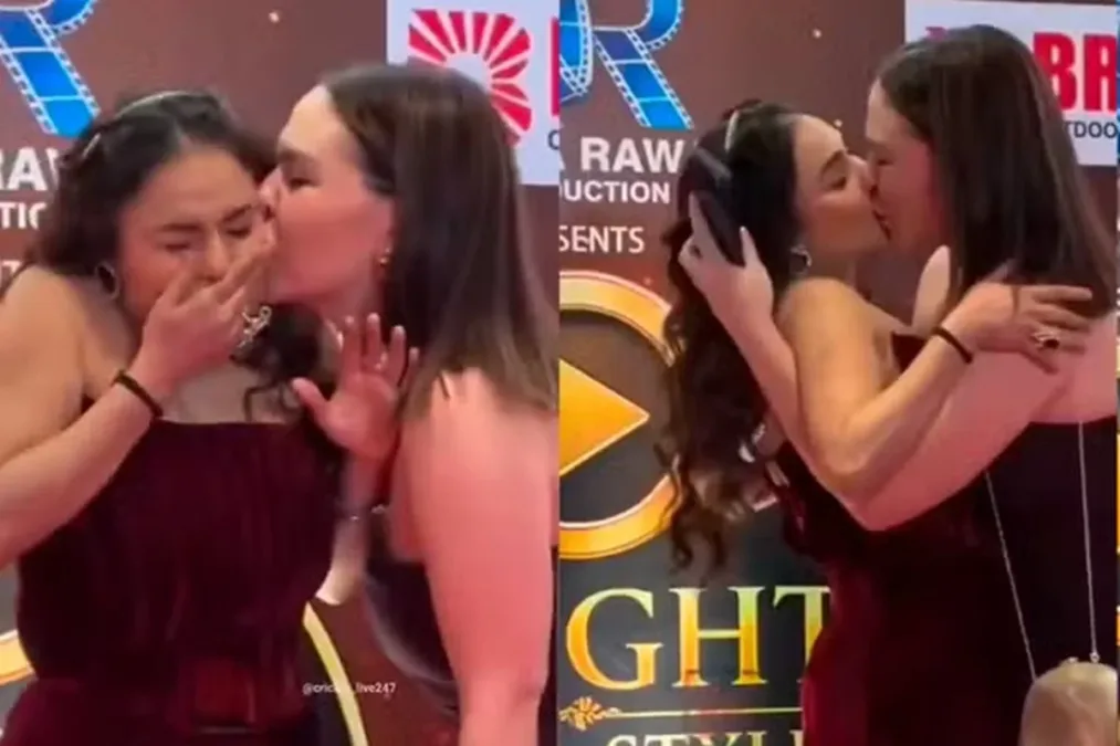 Quem é Nikita Rawal, atriz indiana beijada à força por fã em evento