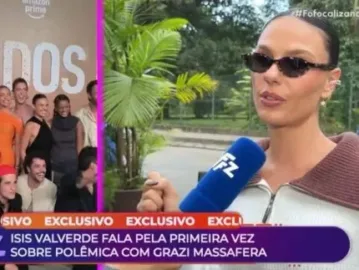 Isis Valverde afasta história de rixa com Grazi Massafera: “A verdade encontra o caminho”