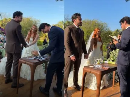 No altar! Viih Tube e Eliezer se casam no religioso com cerimônia emocionante