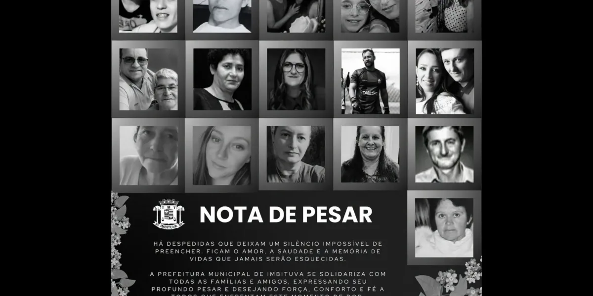 Vítimas do acidente na BR-737 são veladas em Imbituva