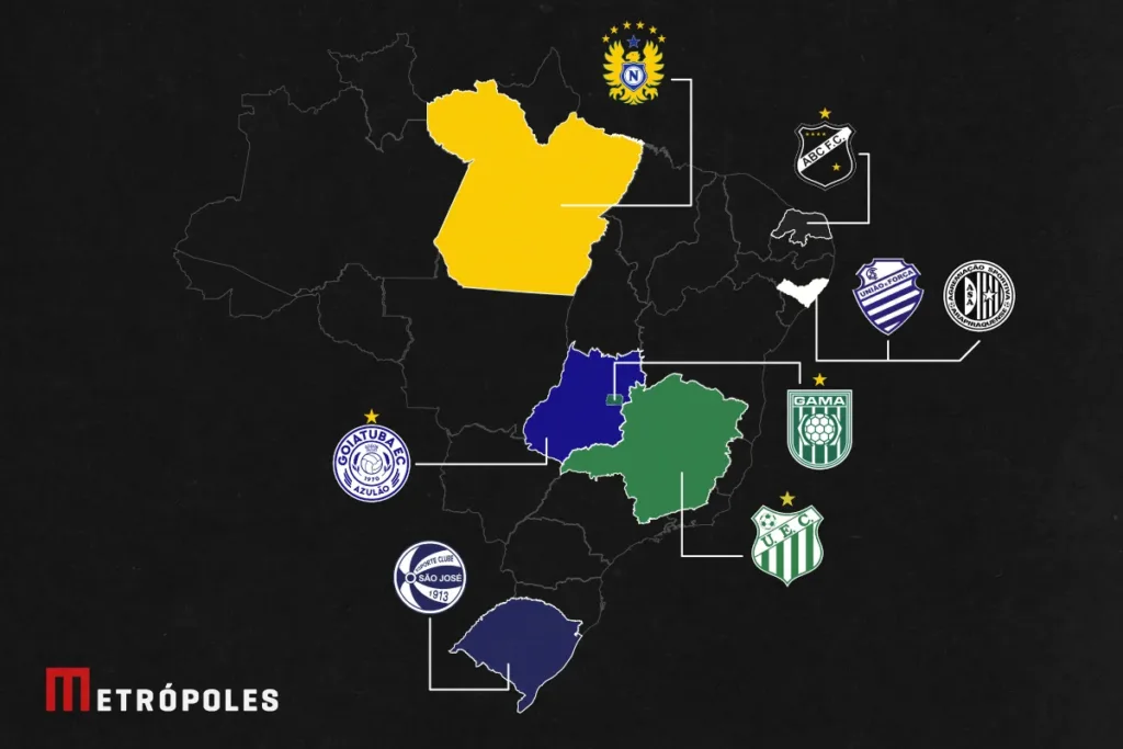 Série D ZeroUm: 5 regiões brasileiras estão representadas nas quartas