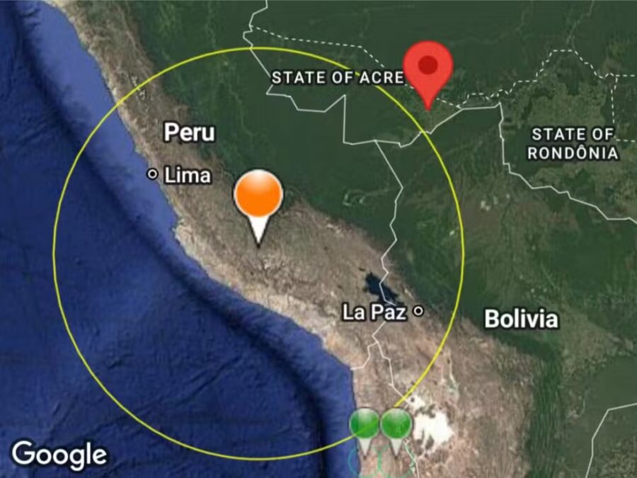 Terremoto no Peru sentido no Acre provoca evacuação na Aleac