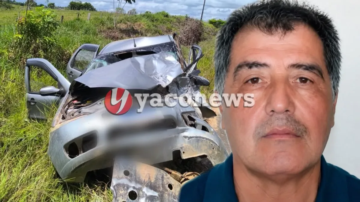 Geraldo Vaz Bragança morre em acidente na BR-364 em Cruzeiro do Sul
