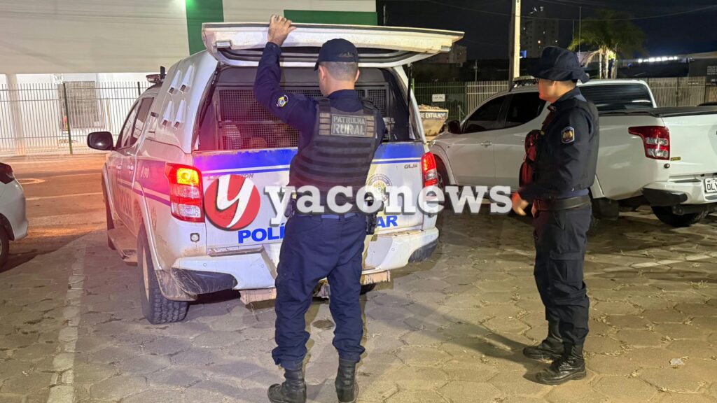 Trio preso após invadir propriedade de policial penal em Rio Branco.