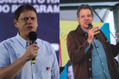 Vox: Tarcísio tem 53,7% e Haddad, 34% no 1º turno em São Paulo