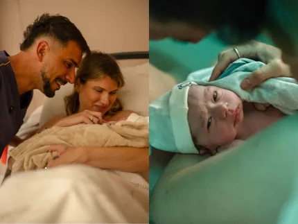 Julio Rocha revela sexo e nome do quarto filho após manter mistério até o parto