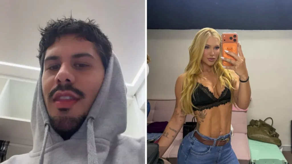 Zé Felipe expõe pertences esquecidos por Virginia e leva farpas humoradas da influenciadora