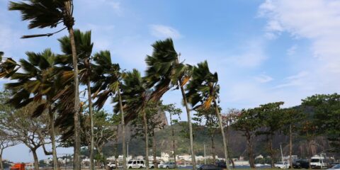 Defesa Civil alerta para ventos fortes na cidade do Rio