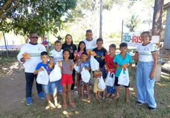 Atividades do Projeto Adjunto Cultural realizadas em comunidades rurais e ribeirinhas de Sena Madureira.