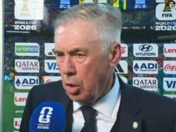 Ancelotti afirma que irá priorizar jogadores com idade olímpica no começo do ciclo para 2030