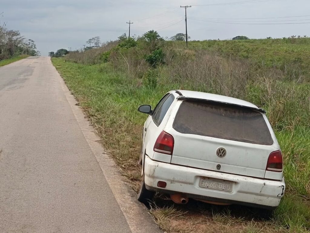 BR-364 em Sena Madureira onde homem foi preso por furtos.