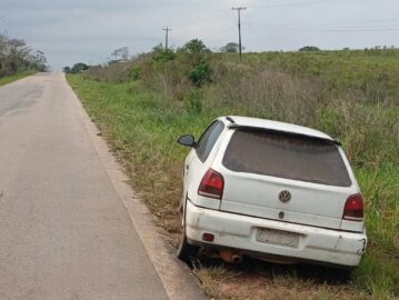 BR-364 em Sena Madureira onde homem foi preso por furtos.