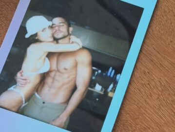 Jade Picon recebe beijos de André Lamoglia durante viagem à Itália