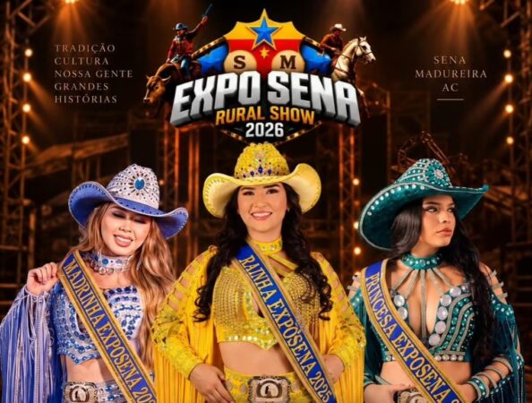 Candidatas à Rainha da ExpoSena 2026 em Sena Madureira.